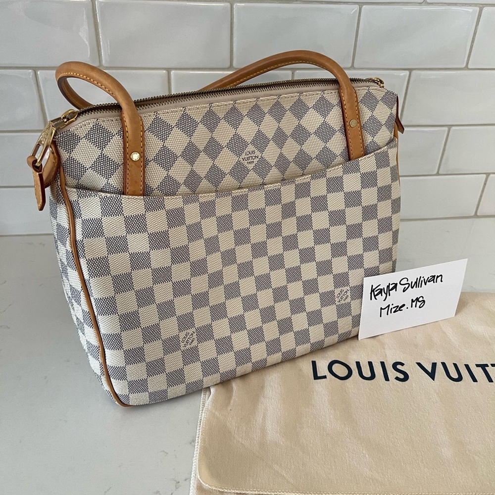 Louis Vuitton Damier Azur Figheri PM- Authentic